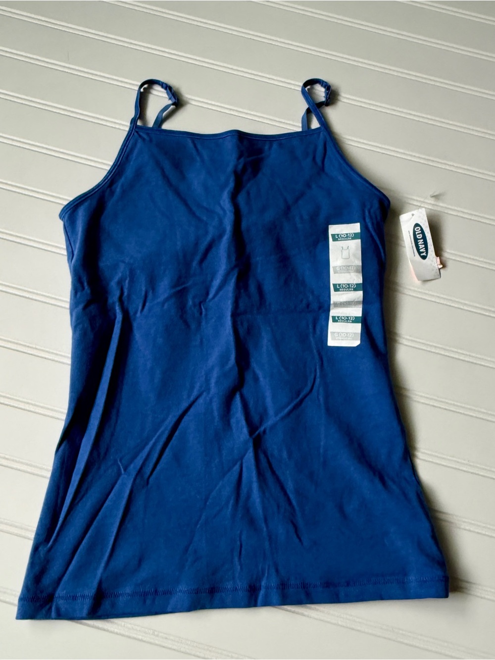 Old Navy Blue Spaghetti-Strap Tank Top